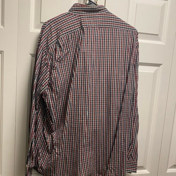 Polo Ralph Lauren Marlowe Red/Blue Stripes L/S Button Down Dress Shirt -Men's XL - Picture 12 of 15